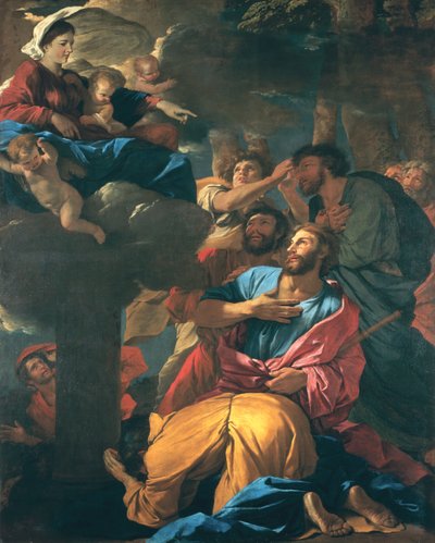 The Apparition of the Virgin to St. James the Great by Nicolas Poussin